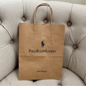 🤎 Polo Ralph Lauren paper shopping tote